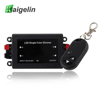 

LED Dimmer 12V 5V 24V 3-Button Controller LED Monochrome RF Controller Light Strip Remote Wireless Dimmer For LED Strip Light