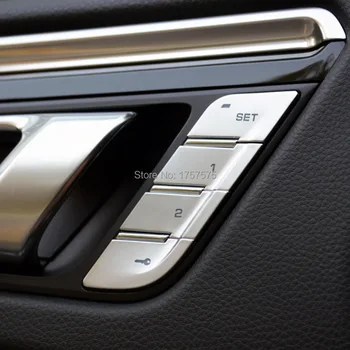 

For Porsche Macan 2015-2019 Car door memory unlock button decoration stickers car interior accessories