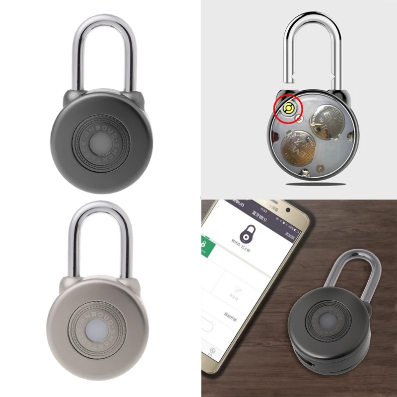 Wireless Control Smart Bluetooth Padlock Master Keys Types Lock with APP Control Dec20 Y122
