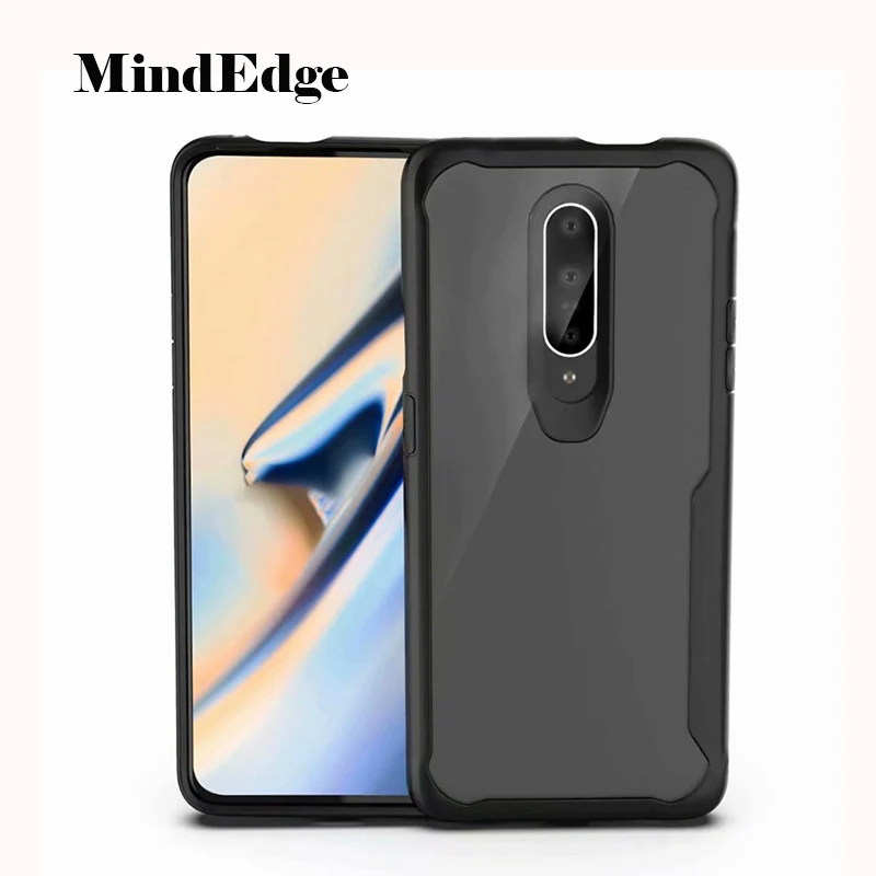 Акриловый прозрачный мягкий ТПУ чехол рамка для One Plus 7 360 ударопрочный 6 T задняя