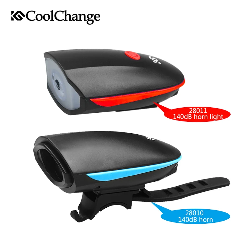 CoolChange велосипедный колокольчик с usb зарядкой светильник рожком для езды на