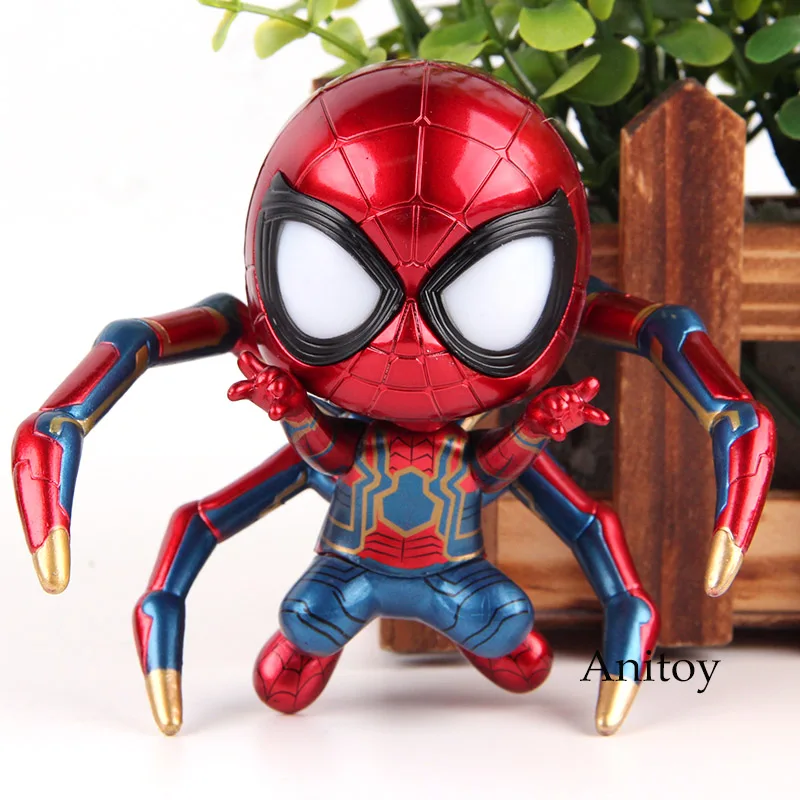 Мстители Бесконечность войны Железный паук Человек-паук фигурка ПВХ Marvel Legends Человек-паук Фигурки Коллекция игрушек для мальчиков светильник
