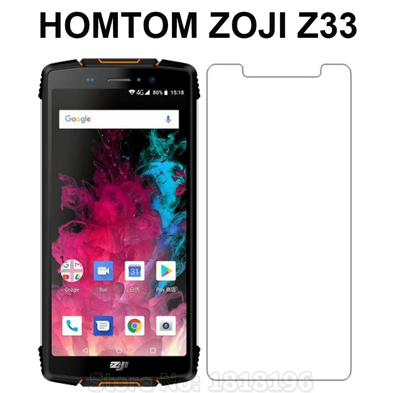 

HOMTOM ZOJI Z33 Tempered Glass For HOMTOM ZOJI Z33 Screen Protector 9H Front Protective Film for HOMTOM ZOJI Z33 IP68 Case Glass