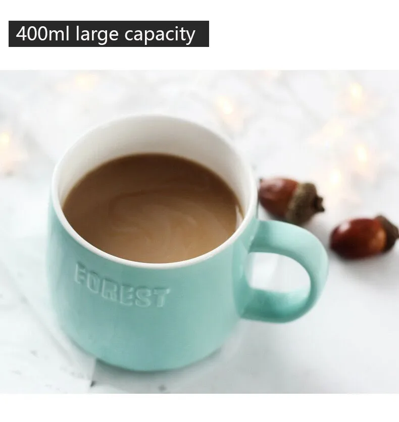 HOMI lovely Potted plant cup Coffee Mug Large Capacity 400ml Mugs creative Drinkware Coffee Tea Cups Novelty Gifts milk office 01_