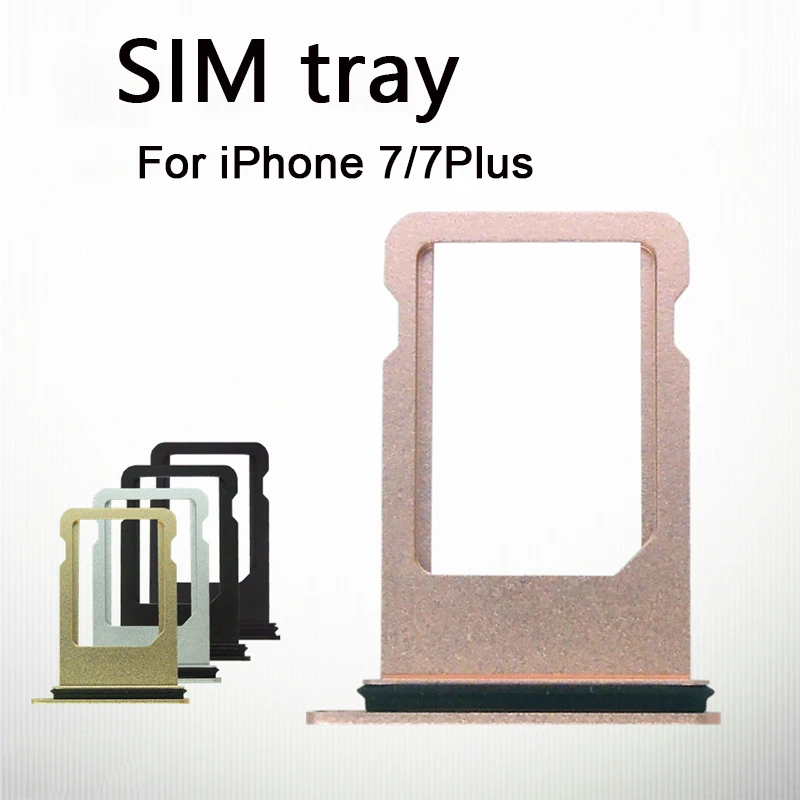 For Nano SIM Card Tray Holder For Apple iPhone 7 7 Plus Sim Tray Holder