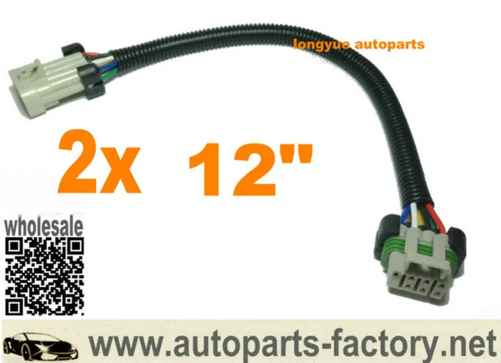

longyue 2pcs LS1 LS2 LS3 LS6 Camaro Corvette Ignition Coil Relocation Harness Extension 12