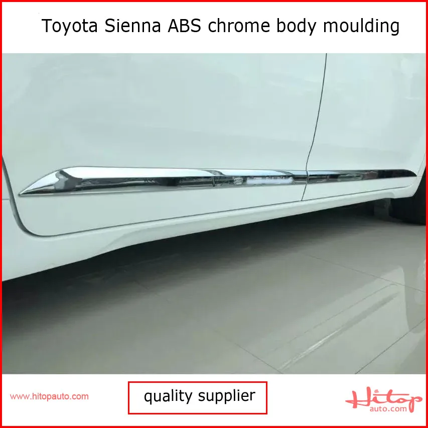 

Sienna body trim/side door molding/moulding trim, excellent ABS material,factory wholsale,low profit,2010 to 2015,free shipping