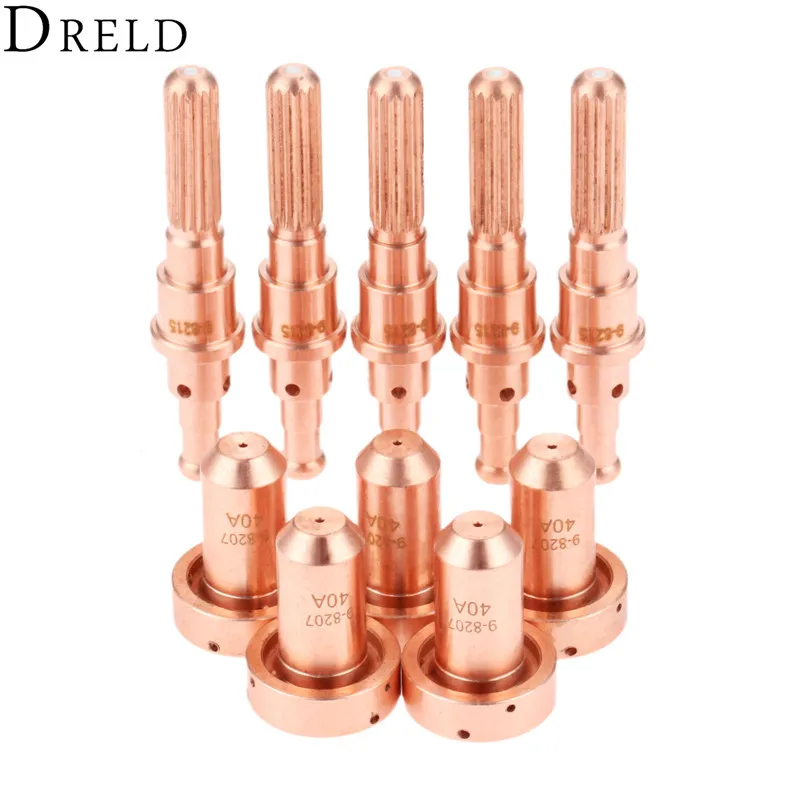 Фонарь для плазменной резки DRELD 10 шт. насадок 9 8215 + 8207 T/D SL 60/100 фонарь