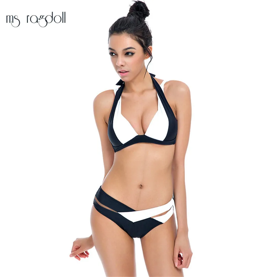 

2018 Brand New Sexy Women Bikini Set Swimwear Bandage Monokini Push-Up Padded Swimsuit Bathing Beachwear Charm Biquini Beachwear