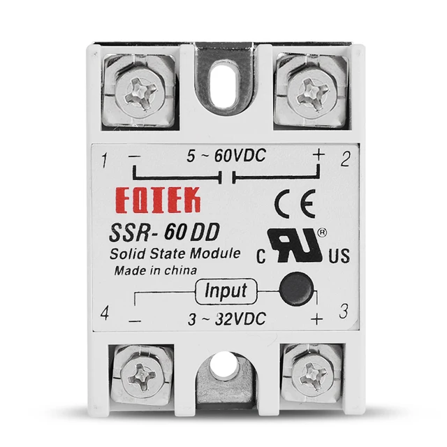 60dd 60a Ssr-60dd Solid State Module Relay Dc-dc Single