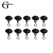 10Pcs Rolling Connector Fishing Tackle Running ledger zip slider beads swivels zig pulley clip line rigs Fishing Accessories