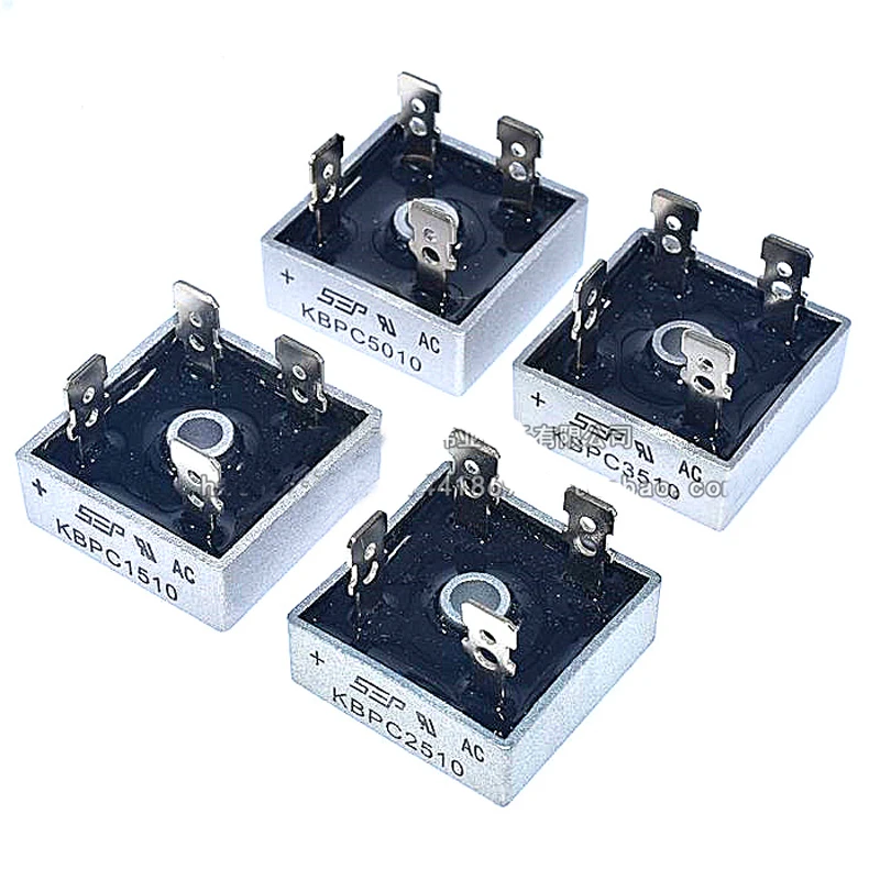 

50pcs/lot diode bridge KBPC1510 KBPC2510 KBPC3510 KBPC5010 50A 1000V diode bridges rectifier power rectifier diode