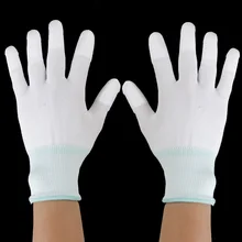 MagiDeal нейлоновые Швейные стеганые перчатки для машинных стеганых изделий DIY Швейные стеганые перчатки M белые