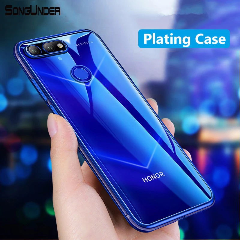 

Phone Case For Huawei Honor V20 Case Transparent Plating Silicone Slim Back Cover For Honor View10 V10 View 20 V20 Phone Coque