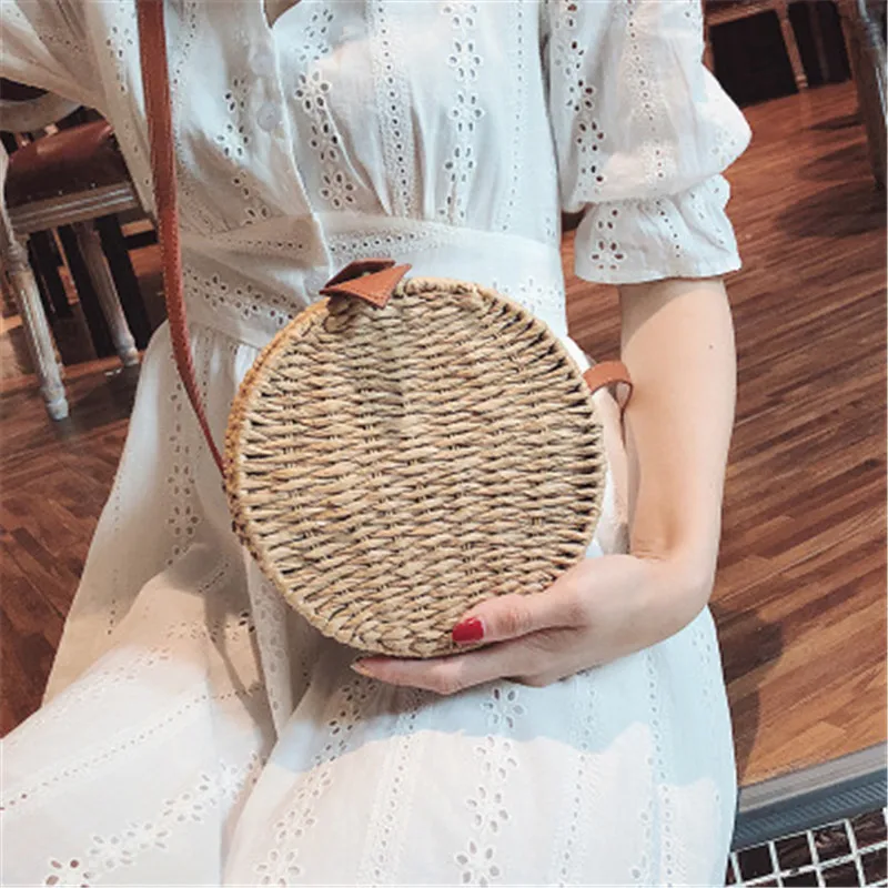 Round Straw Crossbody Bag Designer Paul Smith