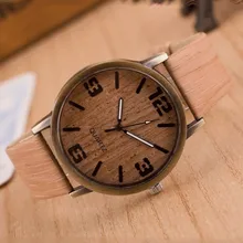 watch men Casual Wooden Leather Strap Watch Wood Male Wristwatch Relogio Masculino saat Watchband reloj hombre montre homme