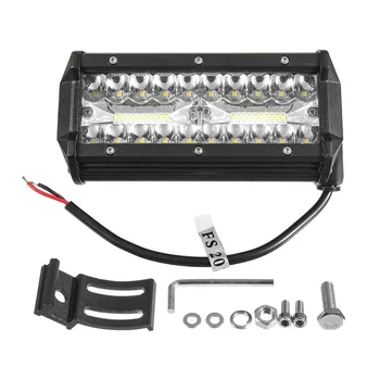 

7 Inch 400W LED Work Light Bar Flood Spot Combo Offroad Truck Driving Fog Lamp