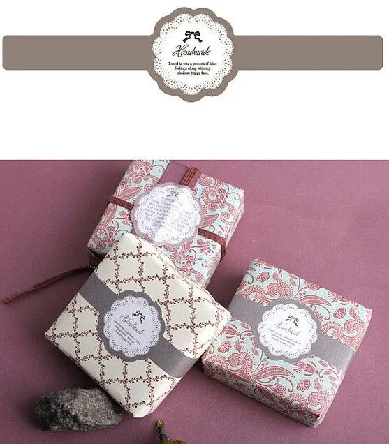 Relógio de Pulso do Vintage Selo da Etiqueta Etiquetas de Presente de Natal Lote Design Rendas Diy 300 Pçs - 3 High Quality Material escolar e de escritório