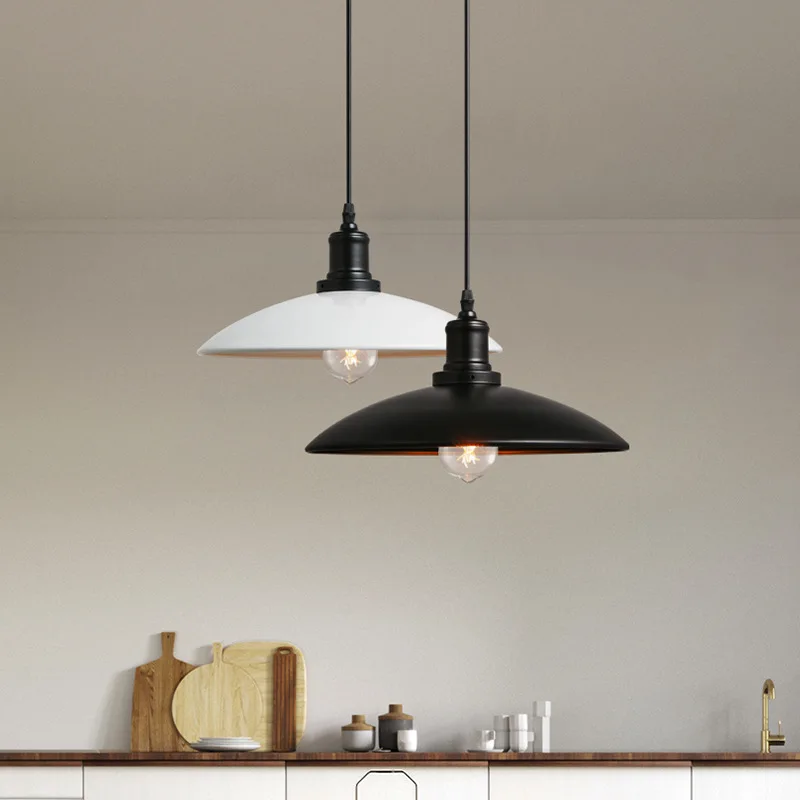 Скандинавская Ретро промышленная железная черная люстра для ресторана кафе бар