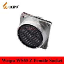 Разъем Weipu WS55 Z 4 гнезда 7 40 53 61 контактный WS55 женский квадратный фланец гнездо питания