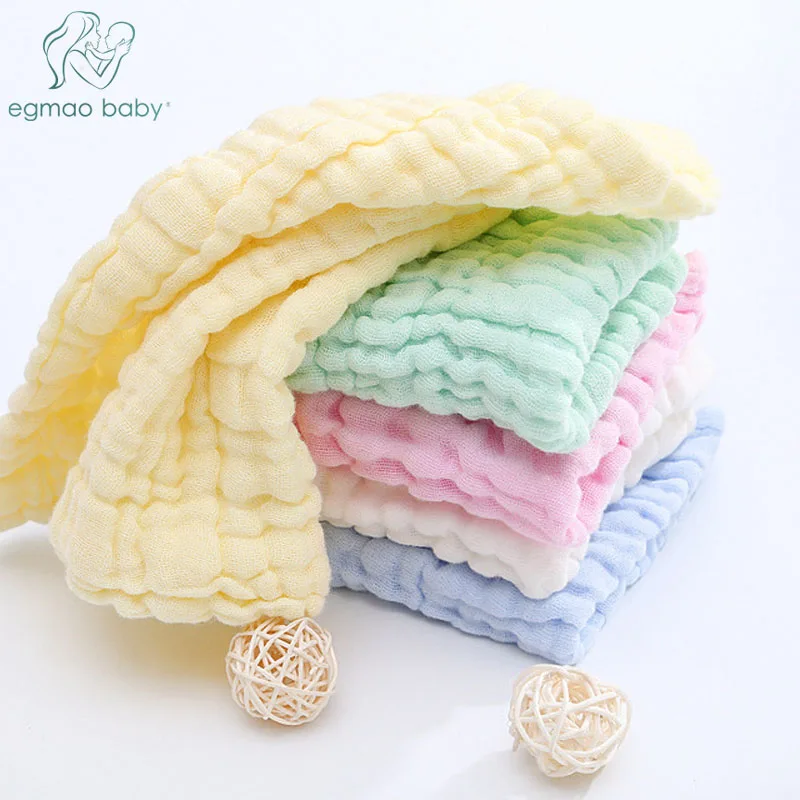 

3Pcs Baby Muslin Washcloths Natural Muslin Cotton Baby Wipes Soft Newborn Baby Face Towel Muslin Washcloth for Sensitive Skin