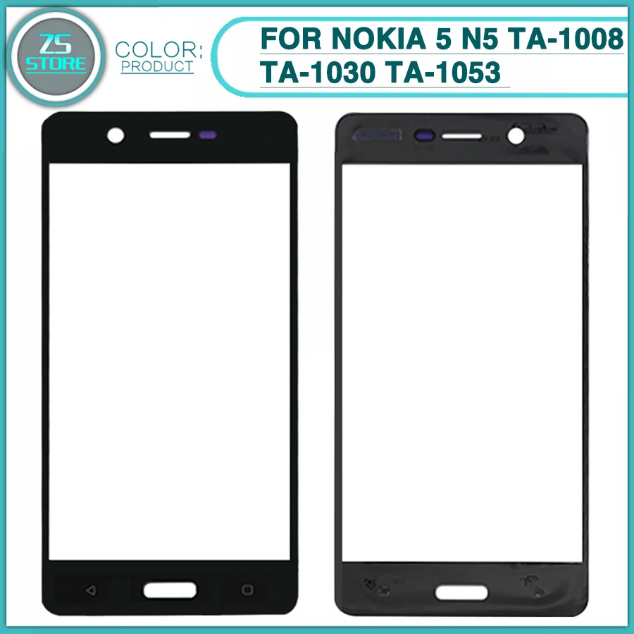

New N5 LCD Front Glass Touch Glass Lens Panel For Nokia 5 N5 TA-1053 TA-1024 Touch Screen Digitizer Outer Glass Lens
