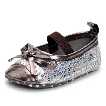 

Hot Sale Baby Girl Chunxia Toddler Shoes New Work Beads Bow Princess shoes Newborn Soft soled The First Walker