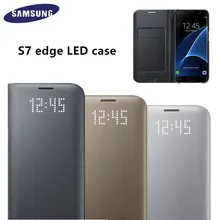 Original LED View Smart Cover Phone Case EF NG935 for Samsung Galaxy S7 edge With Sleep
