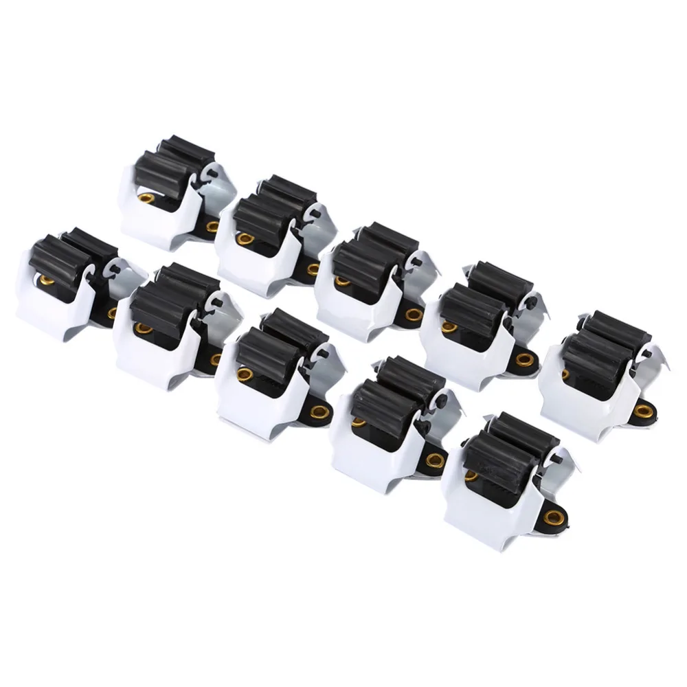 

10 x Wall Mount Tool Mop Holder Rack Broom Umbrella Stand Clips Household Mop Brush Hanger Kitchen Gadgets