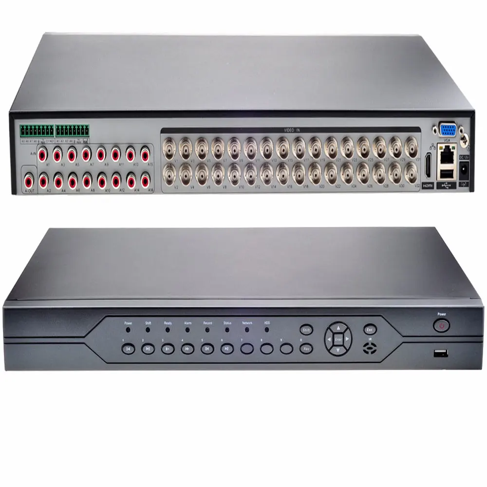 32CH DVR 6 в 1 коаксиальный CVI TVI AHD системы видеонаблюдения видео регистратор