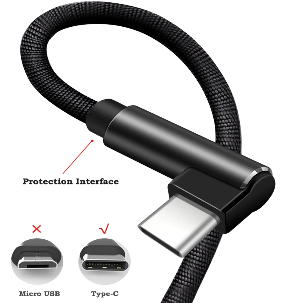 

USB Type C Cable for Xiaomi Redmi Note 7 Mi 9 Fast Charging Data Sync USB C Cable for Samsung Galaxy S10 Huawei Type-C