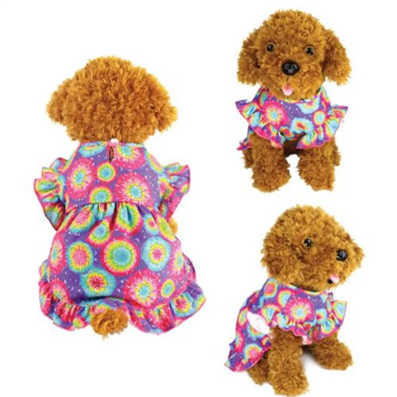 Us 351 16 Offpet Dress Dog Clothes Summer Pet Clothing Dog Costume Poodle Bichon Pug Schnauzer Shiba Inu Pet Dresses Products Supplies In Dog