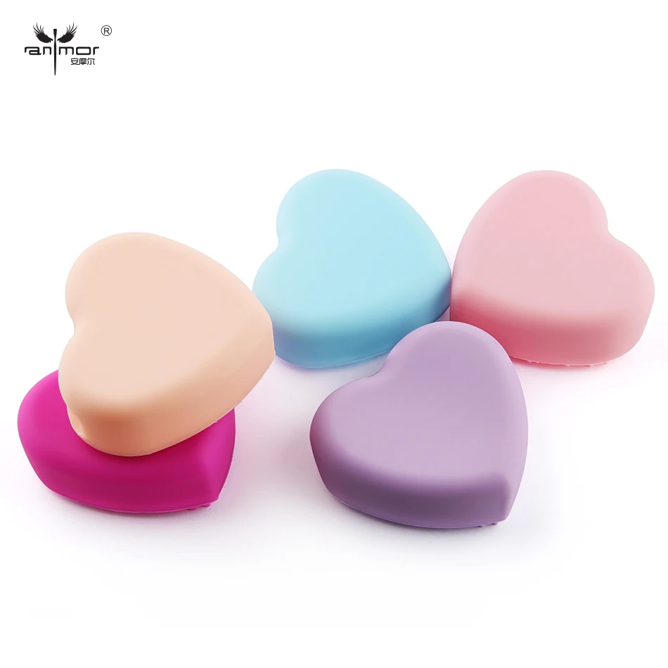 

Anmor Makeup Brushes Sponge Puff Lovely Foundation Blush Contour Concealer Cleaner Make Up Brush Cleaning Brochas Maquillaje