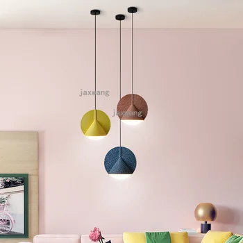 

Modern Led Pendant Lights Resin Living Room Loft Deco Art Restaurant Hanging Lamp Gallery Dining Room Clothing Shop Pendant Lamp