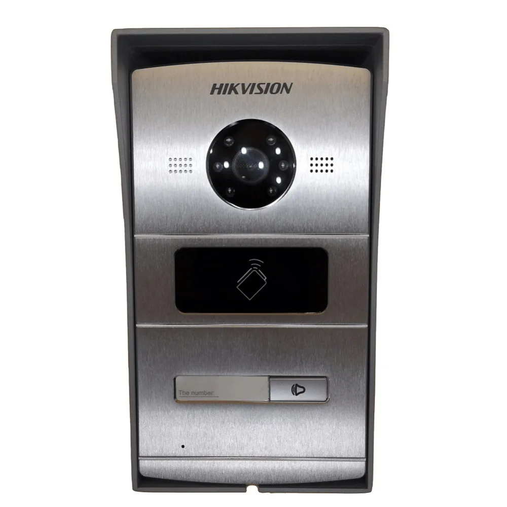 

Includes Mounting box,Hik DS-KV8102-IM ,Multi language Visual intercom doorbell waterproof,IC card,IP intercom