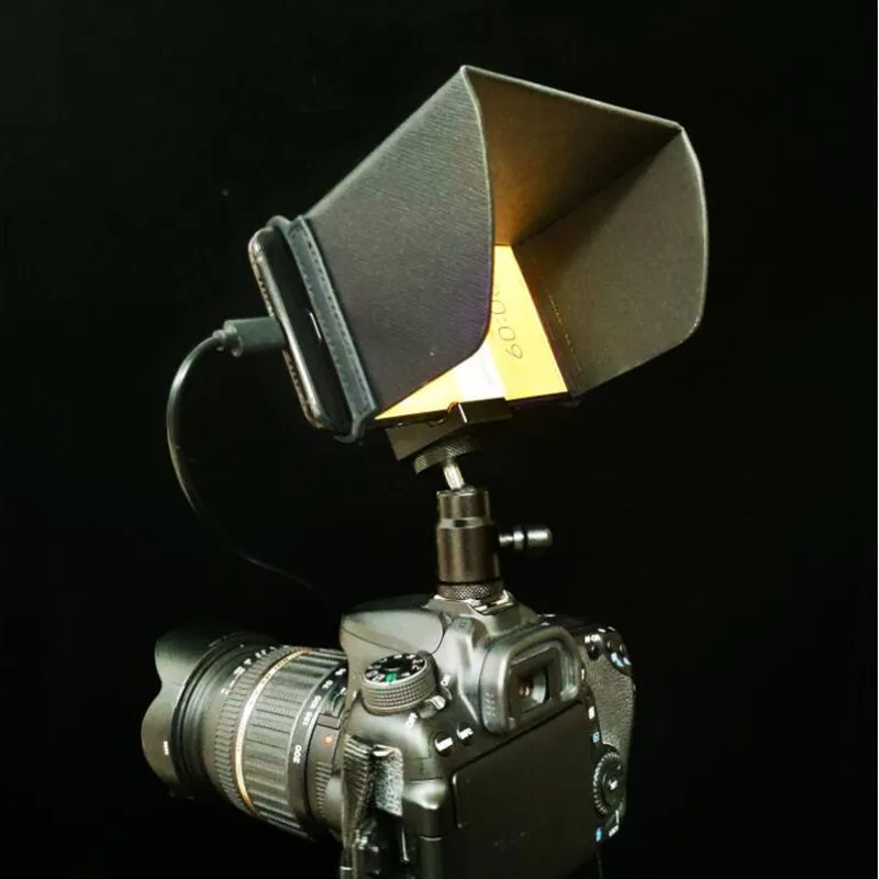

2019 New SLR Camera Light Hood Camera Reflector Diffuser Monitor Mobile Phone Hood Universal Drone Remote Control Light Visor