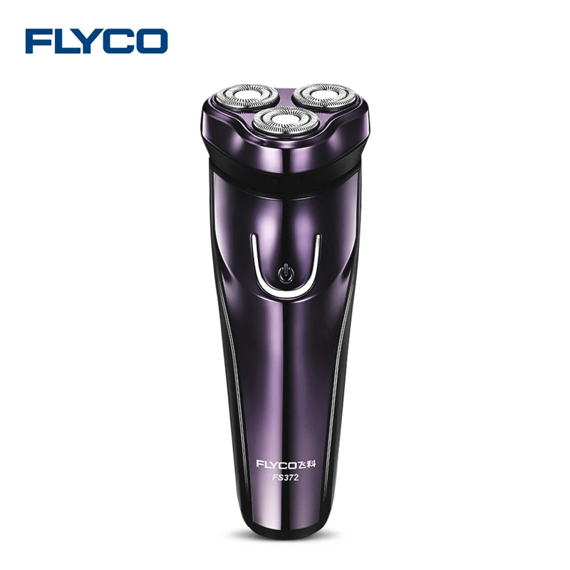 FLyco электробритва с 3D плавающими головками моющаяся Бритва Электрический светодиодный дисплей для бритья для мужчин FS372