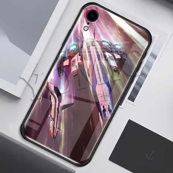 N7 Mass Effect чехол из закаленного стекла для Apple iPhone XR 7 8 6 6S Plus X XS MAX чехол для телефона - Цвет: 010