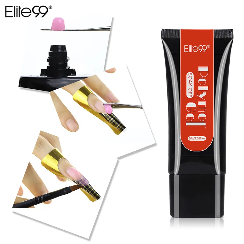 Elite99 30g Crystal Breiden UV Nail Gel Extension Builder Led Gel Nail Art Gel Lak Jelly Acryl Builder UV nail Poly Gel Elite99 30g Crystal Breiden UV Nail Gel Extension Builder Led Gel Nail Art Gel Lak Jelly Acryl Builder UV nail Poly Gel