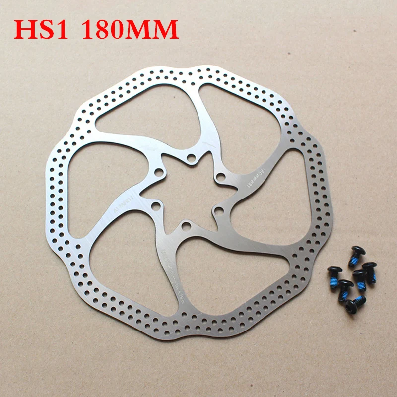 2 PCS New Come HS1 180MM Bike Disc Brake Rotors Mountain Bike BB5 BB7 6 Holes Disc Brake Rotors