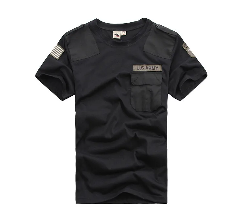 Мужская футболка с коротким рукавом для отдыха в армии США 101, Мужская тактическая дышащая быстросохнущая футболка M-XXXL