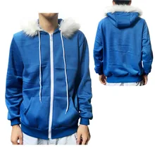 

Anime Undertale Sans Jacket Cosplay Costume Unisex Skeleton Zipper Hooded Hoodies