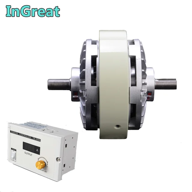 $US $153.23  Magnetic Powder Clutch 12Nm 1.2kg DC24V Double Shaft Dual Axle for Bagging Printing Machine w/3A Ma