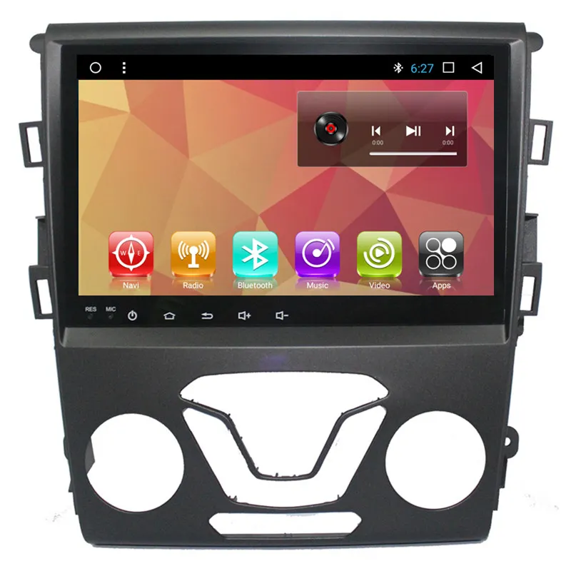 Автомобильный мультимедийный стерео радиоприемник на Android 9 дюймов DVD GPS