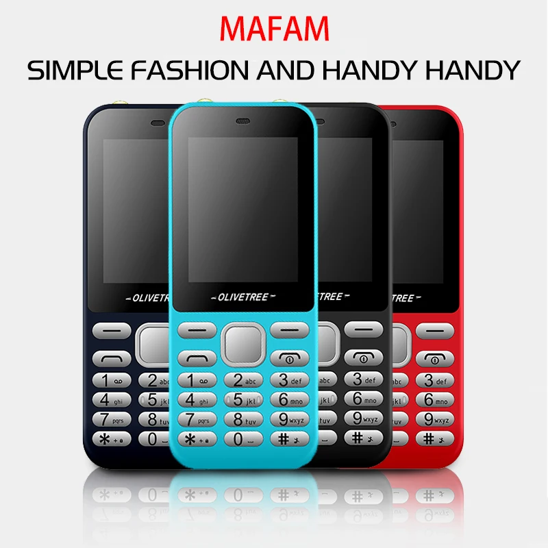 Cheap Bar Dual Sim Slim Senior Mobile Phone For Old People Light Weight