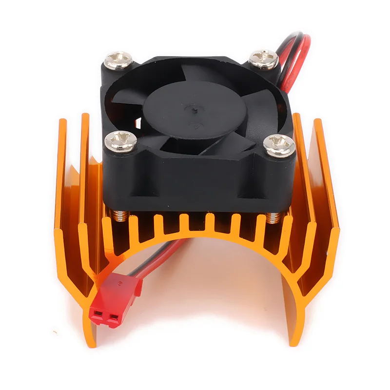 Motor Heat Sink Heatsink With Fan Cooling Head Vent Top 6v JST 540 545 550 Size
