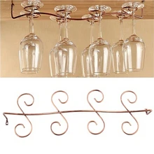 6/8 вино Стекло стойки фужеров висит под Держатель Шкаф Бар Шурупы Кухня