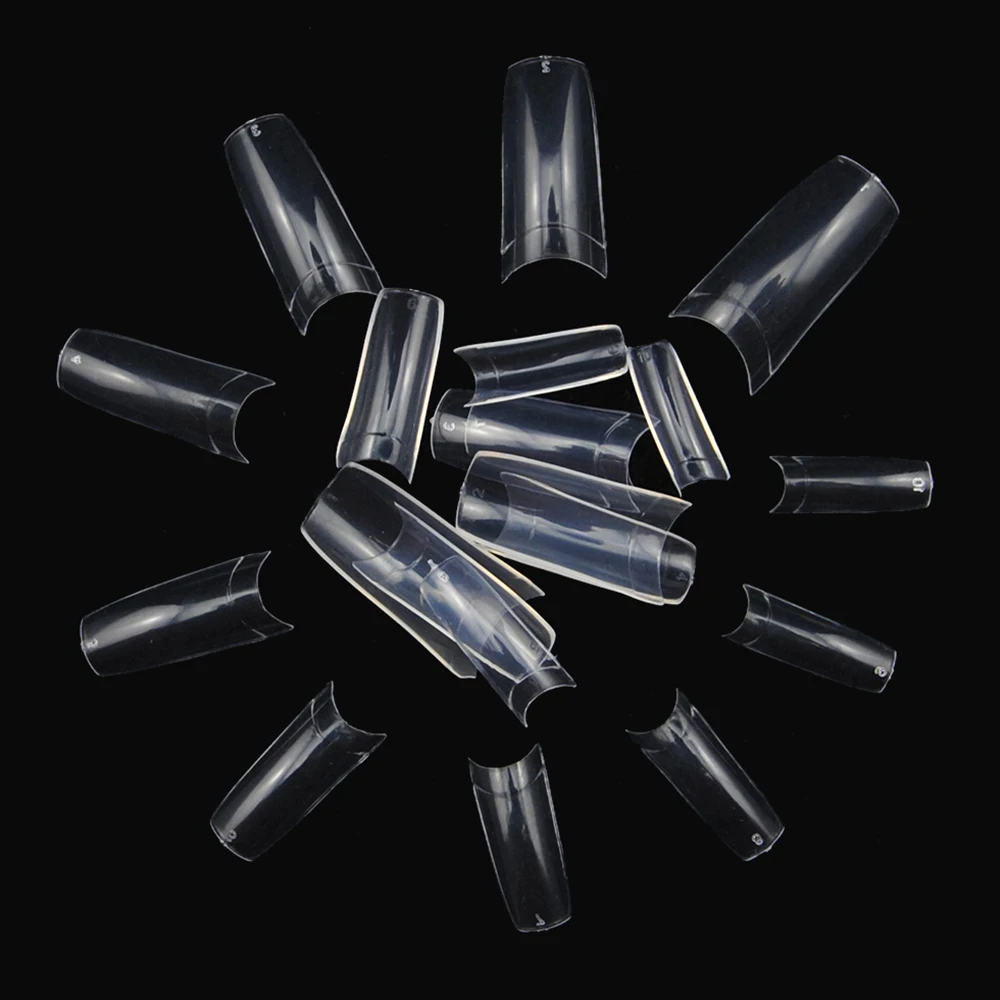 

100 pcs False Tips French Acrylic Artificial Half Full Fake False Nail Art Stickers Decorations Fake Nails Faux Ongles