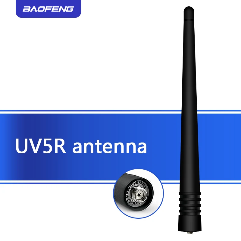2 шт. BAOFENG оригинальная UV-5R антенна двухдиапазонная Uhf и Vhf рация SMA-F для 5RA 5RE |