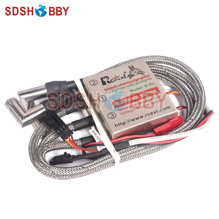 Rcexl 3 три цилиндра CDI зажигание для ME8 1/4-32 120/90 градусов (B-03 4 8 V ~ 622a) | Игрушки и хобби